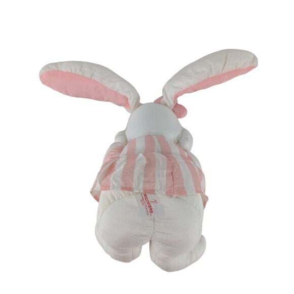 Trendmasters Easter Bunny Rabbit Plush 7" Stuffed Animal Toy Nylon Vintage 1992 - Picture 3 of 5